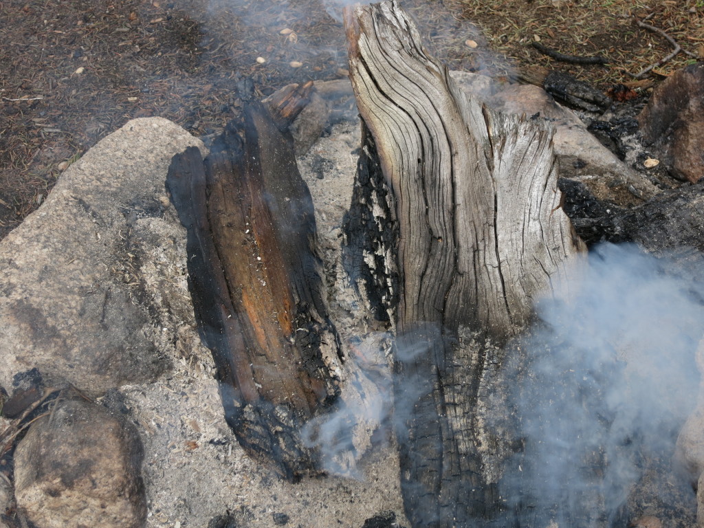 The Smoking, Burning Log :-(