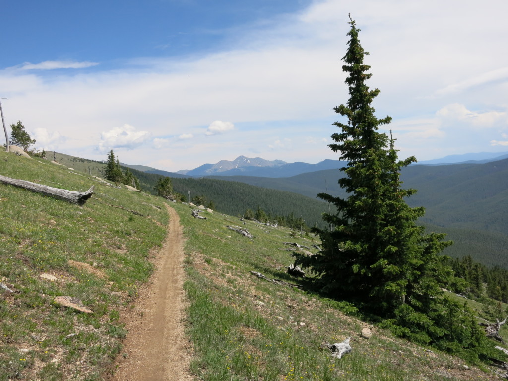 Good trail and open terrain