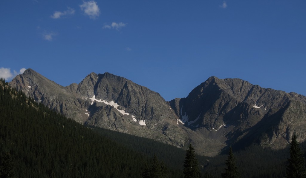 The Three Apostles on the Collegiate West portion of the Colorado Trail